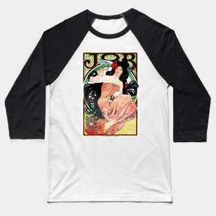 JOB CIGARETTES Vintage Art Nouveau Advertisement Baseball T-Shirt